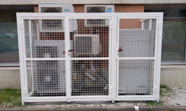 Remplacement d'une grille de protection par une grille 2 portes à La Roche-de-Glun